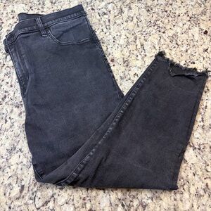 Abercrombie & Fitch Black Super Skinny Ankle High Rise Jeans